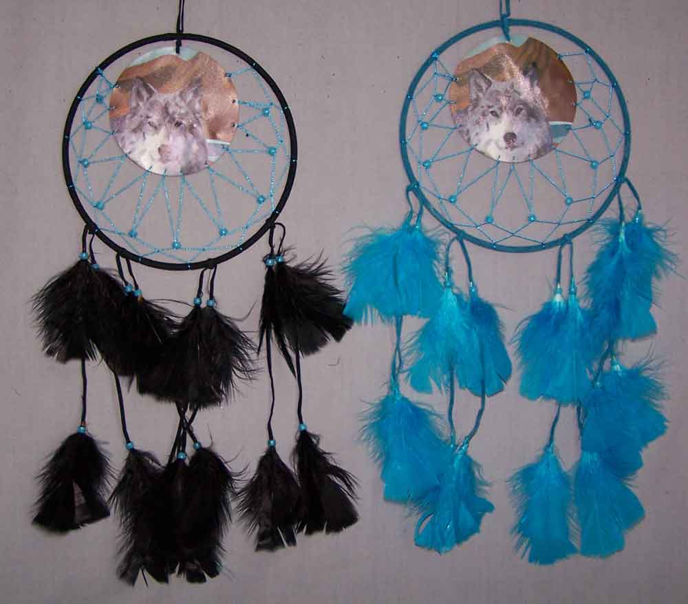 Native Pride  Tribal Handmade  Dream Catchers - 7'' Diameter