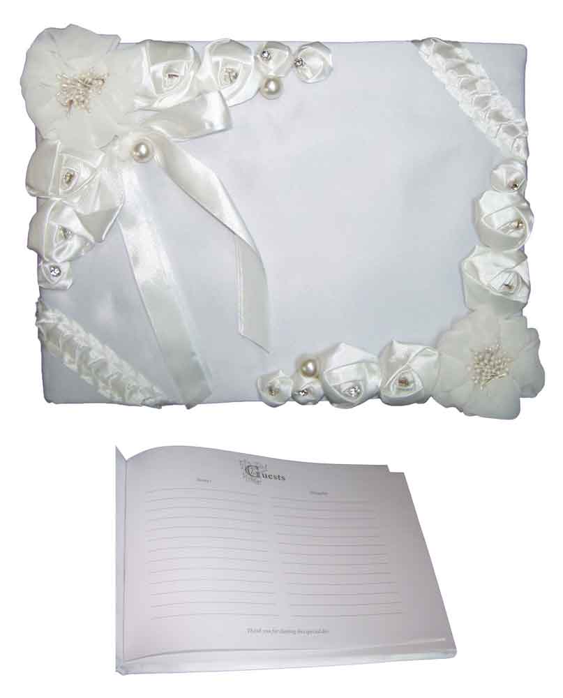 ''Any  Occasion''  Quincenera Wedding Embellished Guest BOOKs