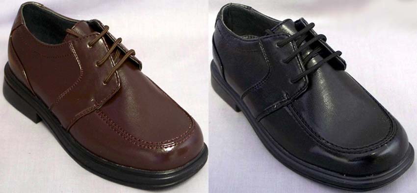 Boys DRESS Shoes With Shoe Lace.  Sizes: 11-4  ( #  K12501D)