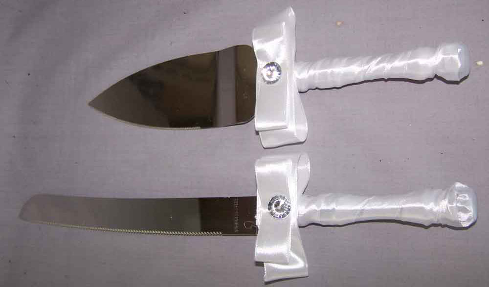 Bridal Quincenera Any Occasion  2Pc KNIFE & Server Sets