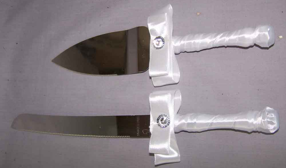Bridal Quincenera Any Occasion  2Pc Knife & Server Sets