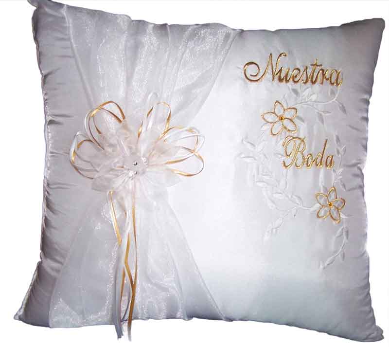 Nuestra Boda 2Pc  US Embroidered PILLOW Sets