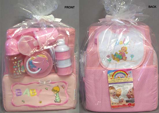 Baby Gift Boxed Sets - 13 Pc Large Deluxe  Diaper Bag  (EK60203)