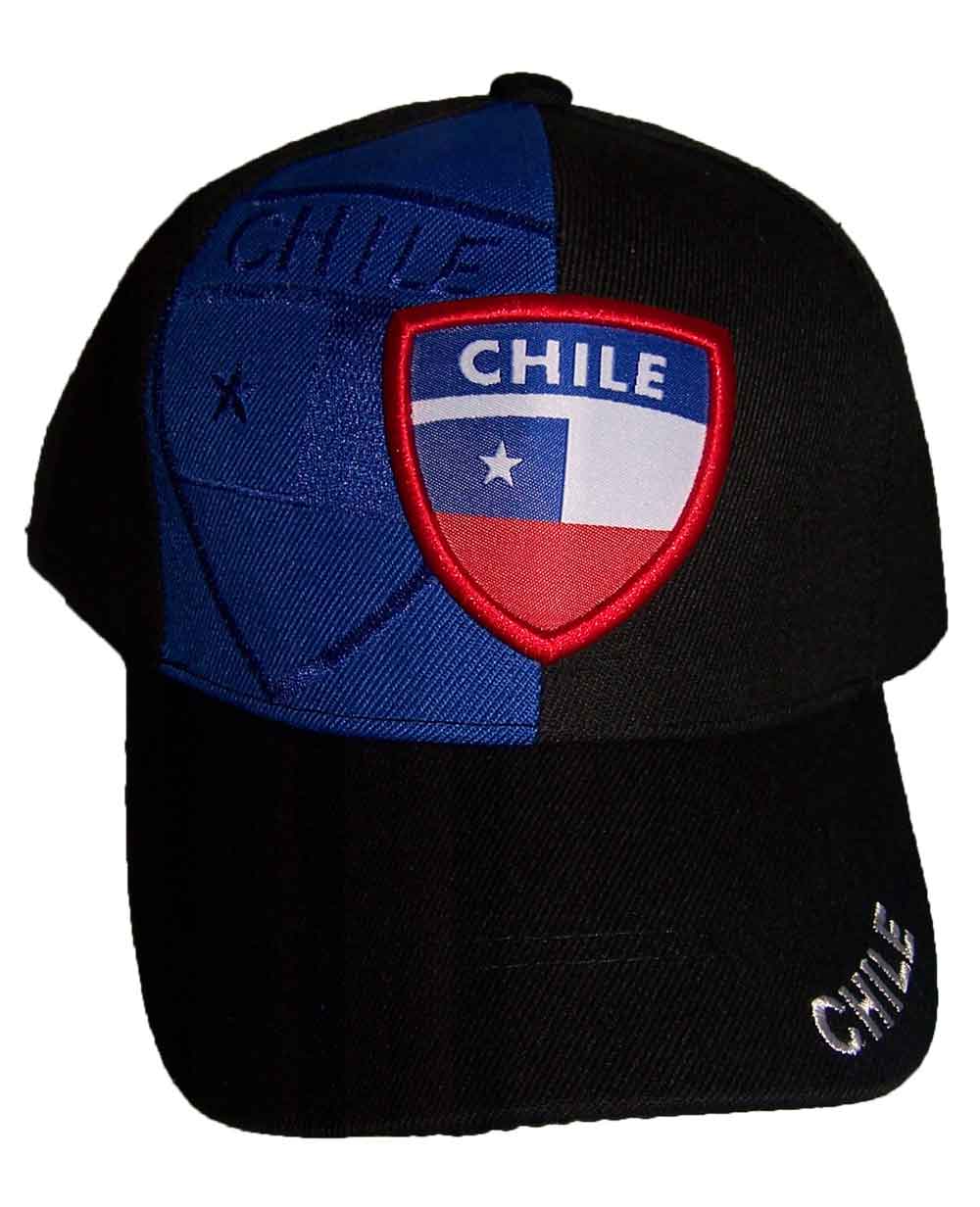 ''CHILE''  Country Embroidered BASEBALL Caps