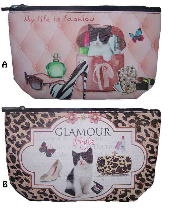 Cosmetics Bags - Cosmetics Pouches - Cats Prints