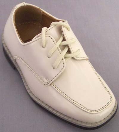 Boys Tuxedo SHOES - Beige/Ivory Color (Sizes: 3-8)