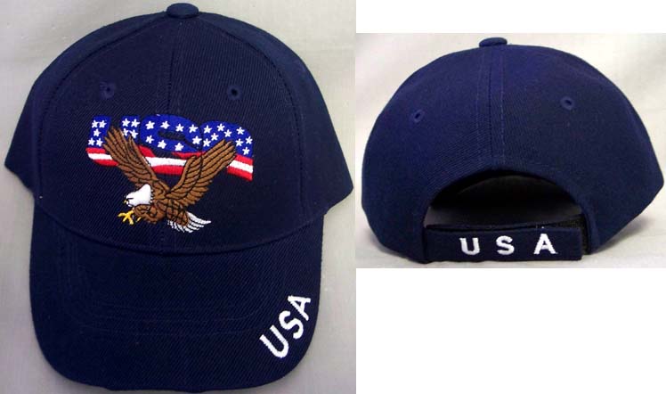 KIds/Jr Size - USA /Eagle  Kids BASEBALL  CAPs