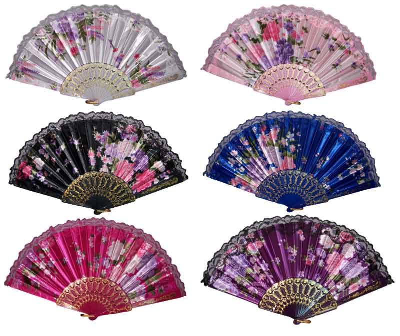 Spanish Party Dance Hand Folding FANs