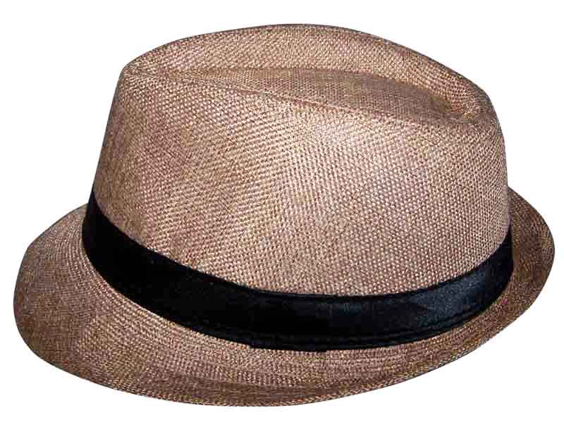 Fedora Trilby HATs For Kids - Classic Style - Light Brown Color