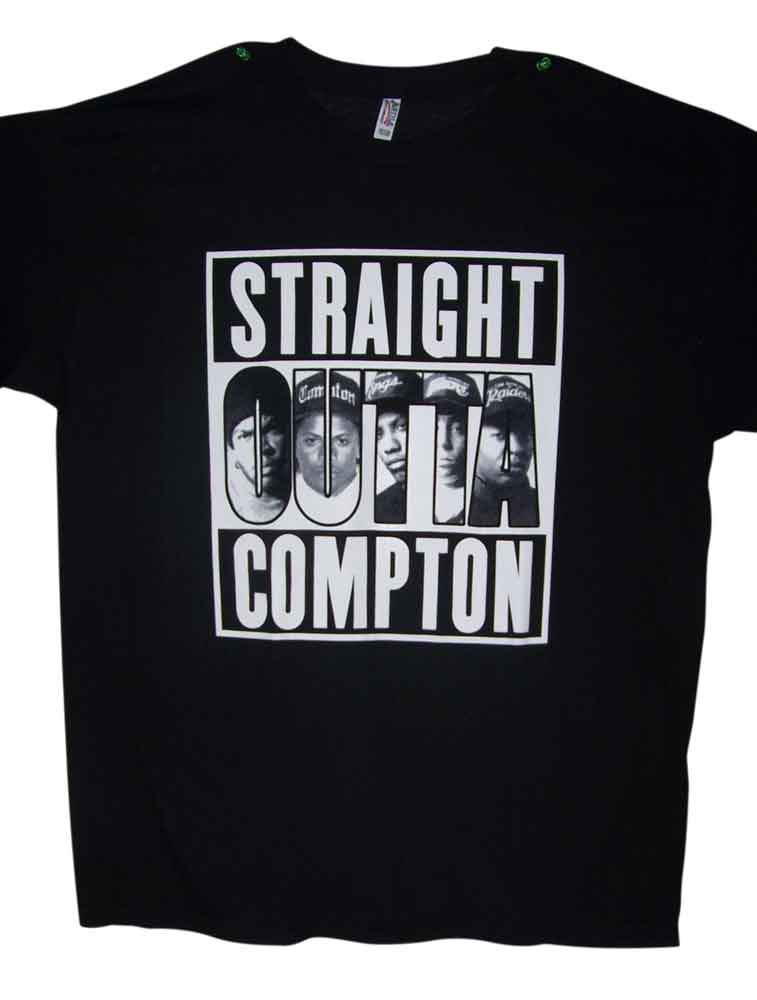 Straight Outta Compton Hip Hop US Screen Printed T-SHIRTs