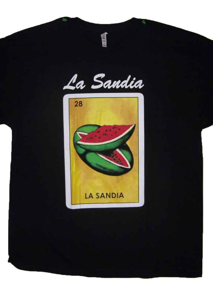 La Sandia ... Lottery T-SHIRTs Mexican Loteria T-SHIRTs T-SHIRTs