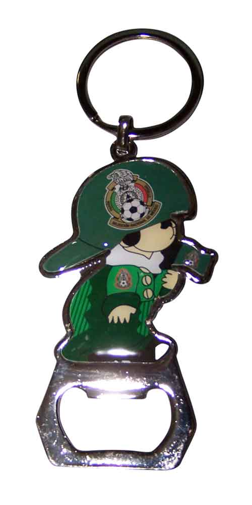 Mexican SOCCER Key Chain Bottle Opener