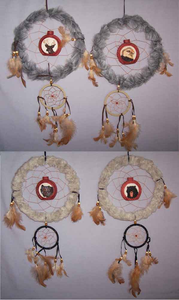 Hand Made DREAM CATCHERs  Diameters: 8.5