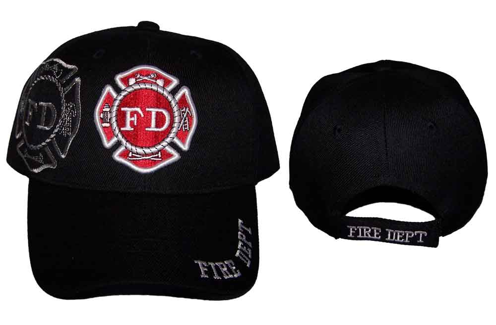 Fire Department Embroidered BASEBALL Caps