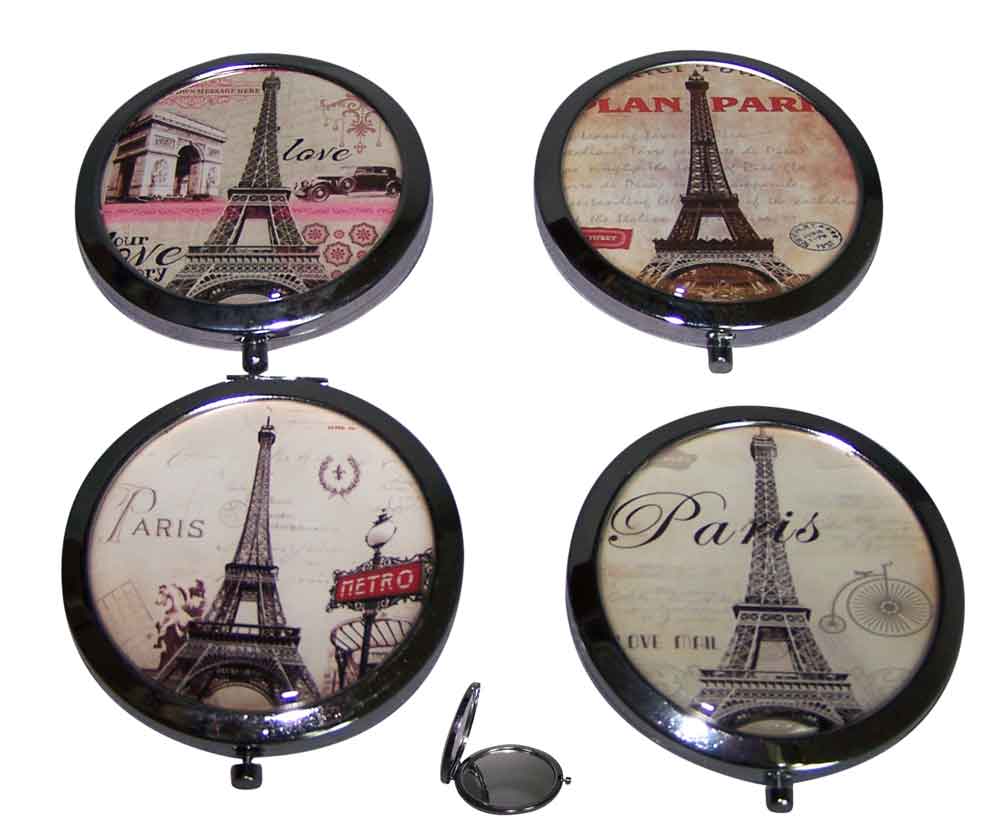 Cosmetics  Accessories: COMPACT Folding MIRRORs London Paris