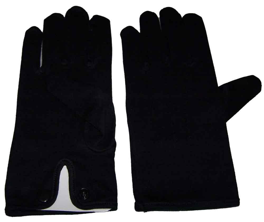 Mens Cotton DRESS Gloves   -   Black Color Only