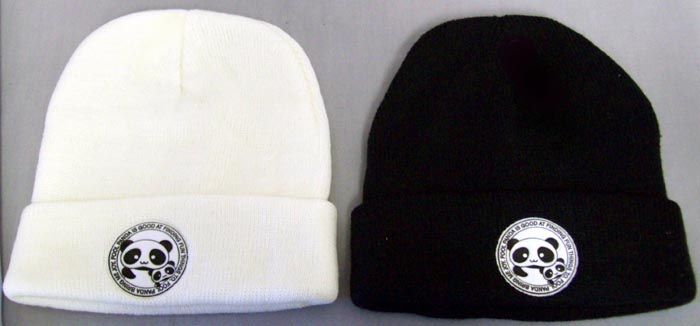 ''Panda'' Adults Knitted Winter CAPS -  Beanie ( # 2063C)