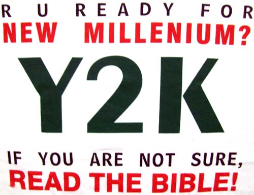 Are You Ready For The New Millenium ? ........ Christian T-.SHIRT