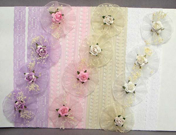 Girls Hand-Made Headbands -  With FLOWERS