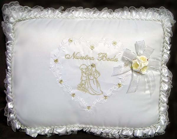 ''Nuestra Boda'' 2Pc PILLOW Sets  - Rectangular Shaped