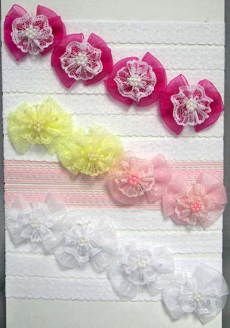 Girls HEADBANDs  - With Beads & Lace