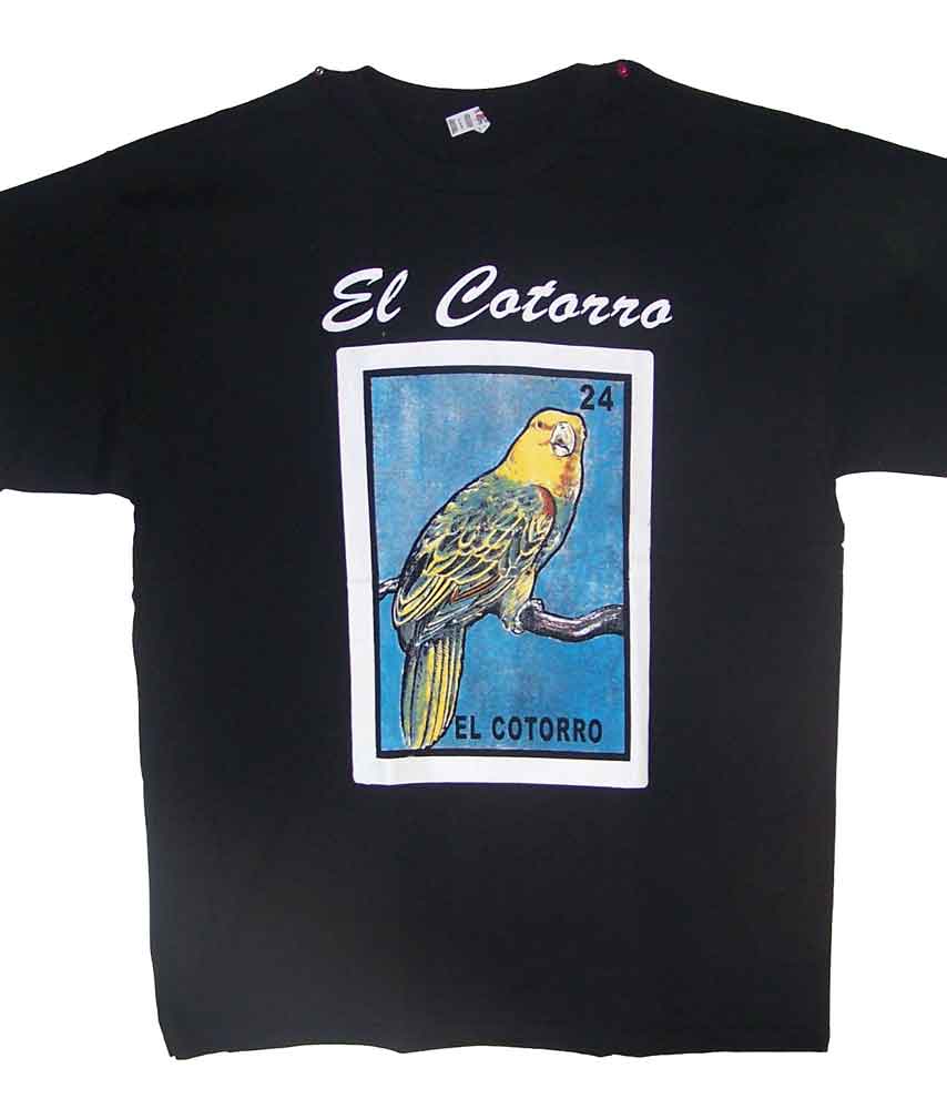 El Cottoro - Lottery T-Shirts Loteria T-Shirts Mexican T-Shirts