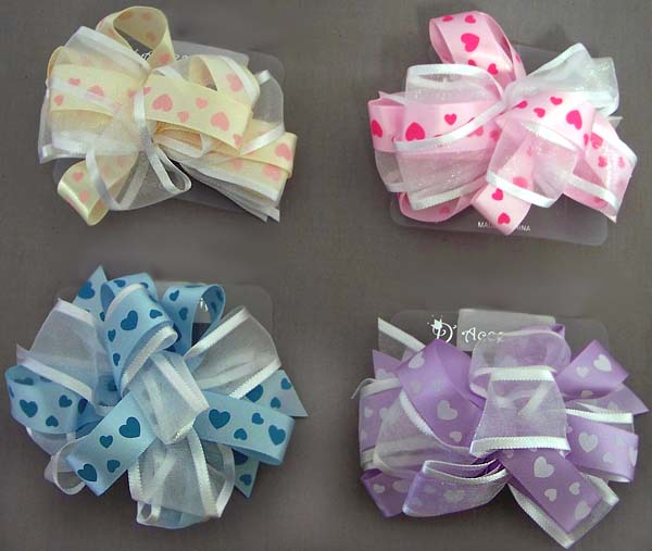 HAIR Accessories Girls Fashion HAIR BOWs With French Barrettes