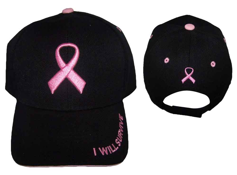 Breast Cancer Awareness  Embroidered BASEBALL CAPs