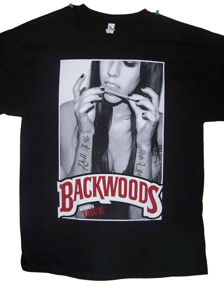 Backwoods Blunt  Weed Cannabis  Pot  US Screen Printed T- Shirts