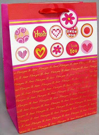 Designer Style GIFT Bags - Love