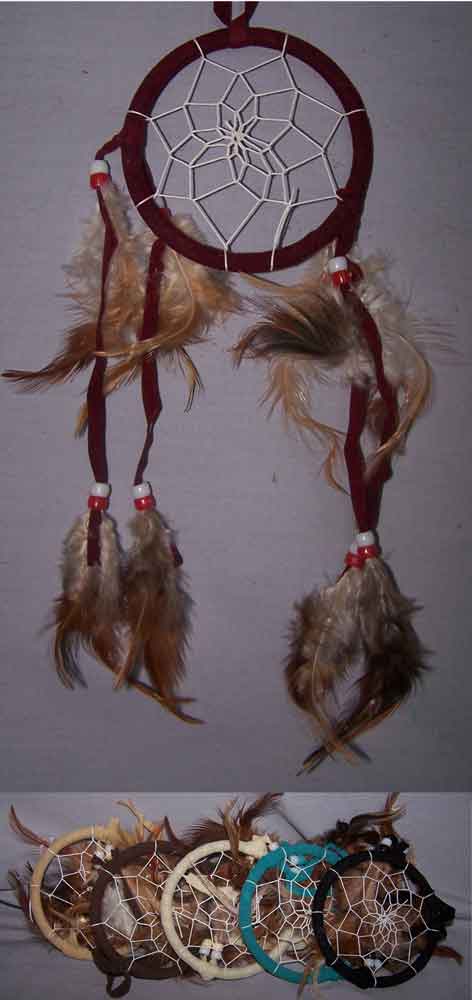 Native Pride Tribal Handmade DREAM CATCHERs -  3''