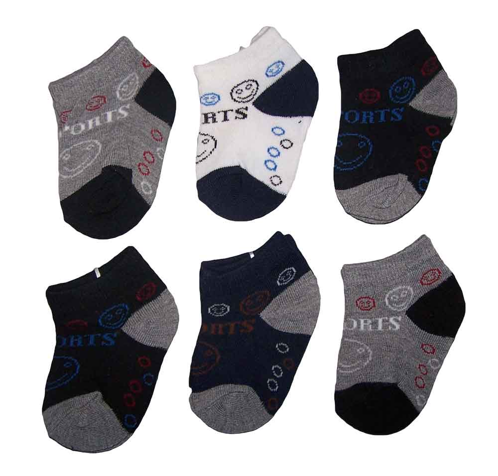 Baby Size SOCKS In Patterns Boy's  3-6 months