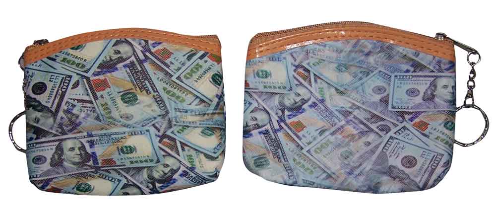 Coin PURSEs    $ 100 Bill PURSEs