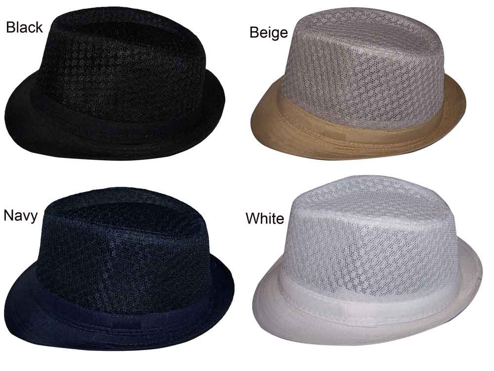 Fedora Trilby HATs - Adult  HATs  - 4 colors