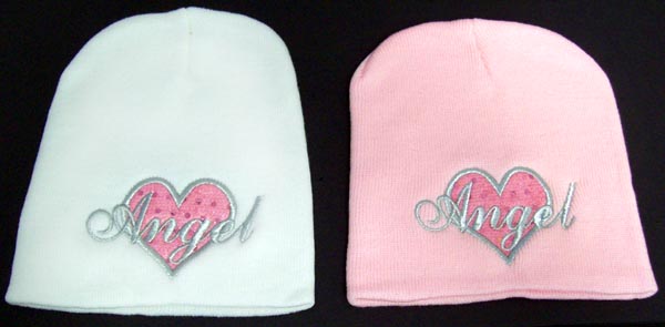 Embroidered Winter Caps -  Beanie- Women Cap ......... ANGEL