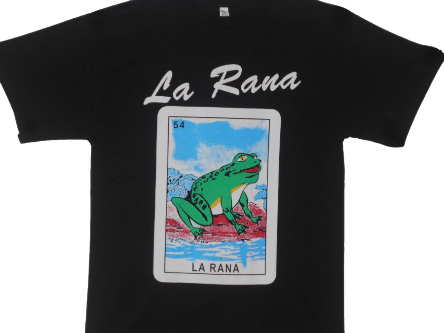 La Rana ....... Lottery T-SHIRTS Mexican T-SHIRTS - Men's Sizes