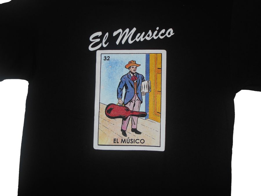 El Musico ......  Lottery T-Shirts MEXICO T-Shirts - Men's Sizes