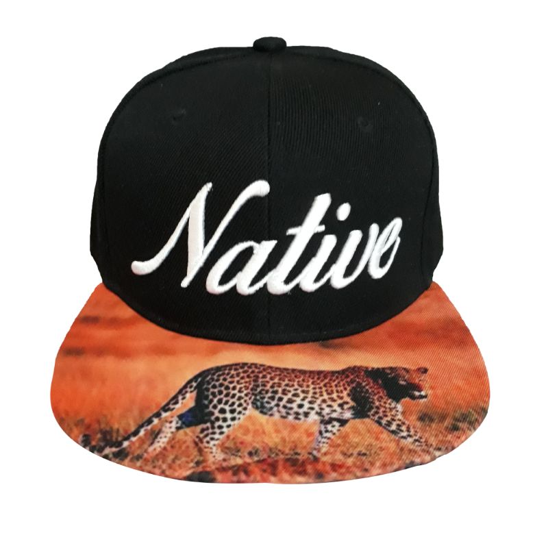 Tiger -  Flat Brim Screen Printed Native Pride BASEBALL CAPs