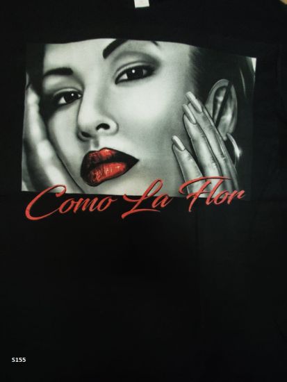 Selena Como La Flor Mexican Hispanic Screen Printed T-SHIRTS