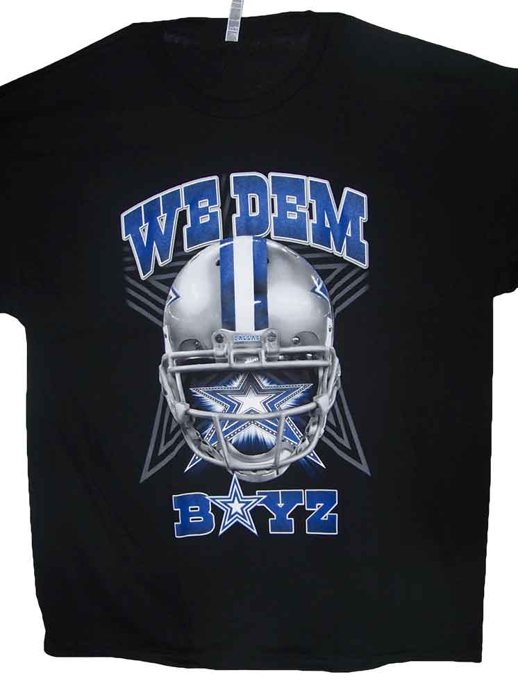 Dallas FOOTBALL US Screen Printed T-shirts