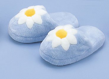 Girls Plush Slippers   - Daisy FLOWER