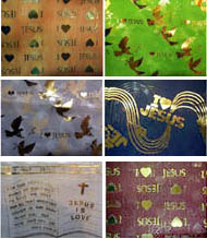 Christian Scarves  For Women  - GOLD Imprints ( 60''x 20'')