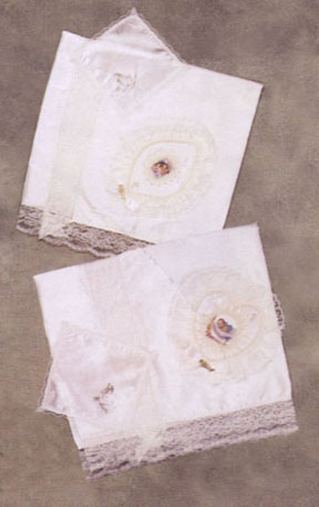 Embellished Christening   BLANKETS  - 3Pc Sets