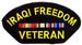 Embroidered Military PATCHES - Iraqi Freedom  - Veteran