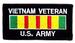 Embroidered Military PATCHES - Vietnam Veteran - US Army