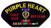 Embroidered Military PATCHES -  Purple Heart - Gulf War Veteran