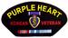 Embroidered Military PATCHES - Purple Heart - Korean Vet