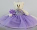 Quiceanera Terry Bear Size: 20''  Color: Lavender