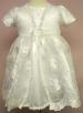 2Pc Christening DRESSes With  Capes & Gemstones