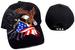 USA Embroidered Baseball Caps .... Eagle & US FLAG - Black Color